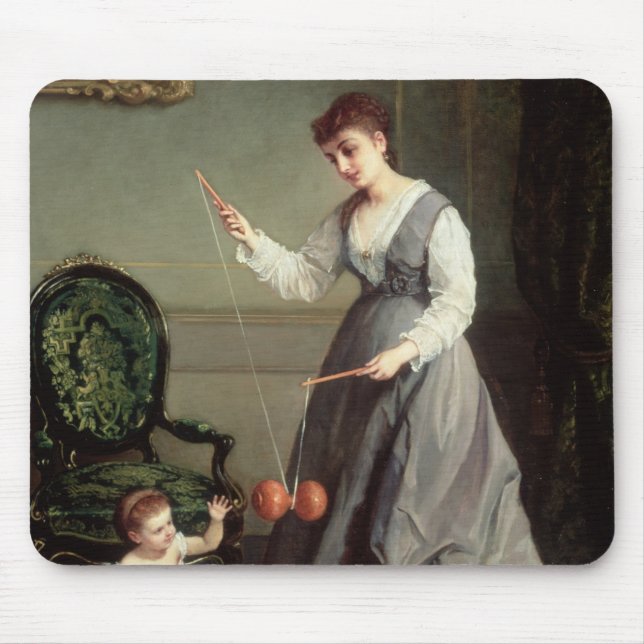 `Angel and Devil' or `Playing Diabolo Mouse Pad (Front)