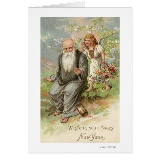 Angel and Father Time # 1 Cards (Front)