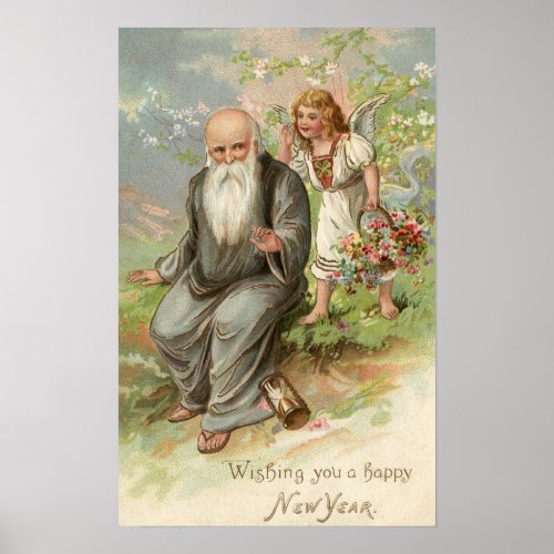 Angel and Father Time  1 Poster