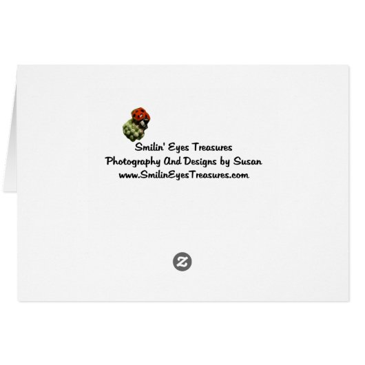 Angel And Flowers Inspirational Card (Back Horizontal)