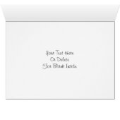 Angel And Flowers Inspirational Card (Inside Horizontal (Bottom))