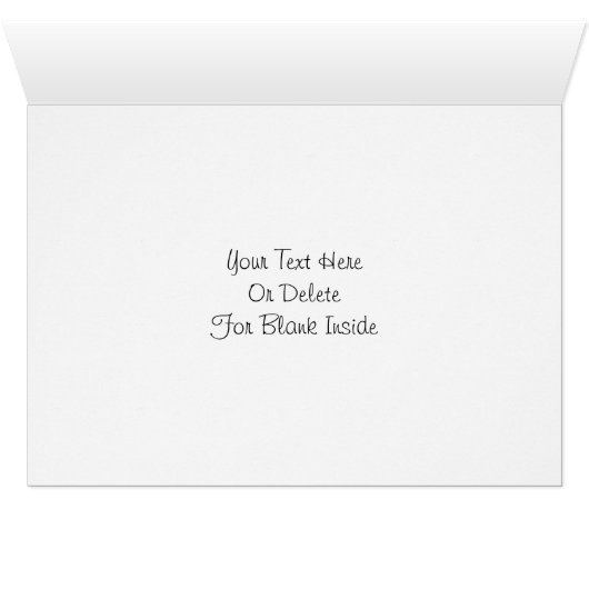 Angel And Flowers Inspirational Card (Inside Horizontal (Bottom))