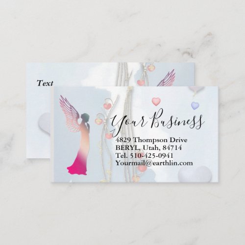 Angel and Hearts Business Card