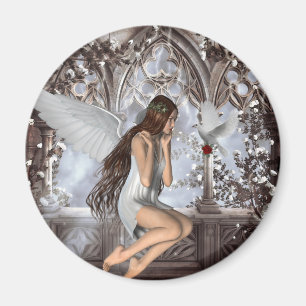 Angel and Her Dove Magnet