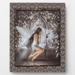 Angel And Her Dove Plaque at Zazzle