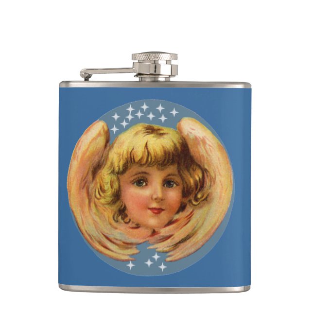 Angel And Stars Flask (Front)