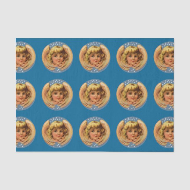 Angel And Stars Tissue Paper (Front)