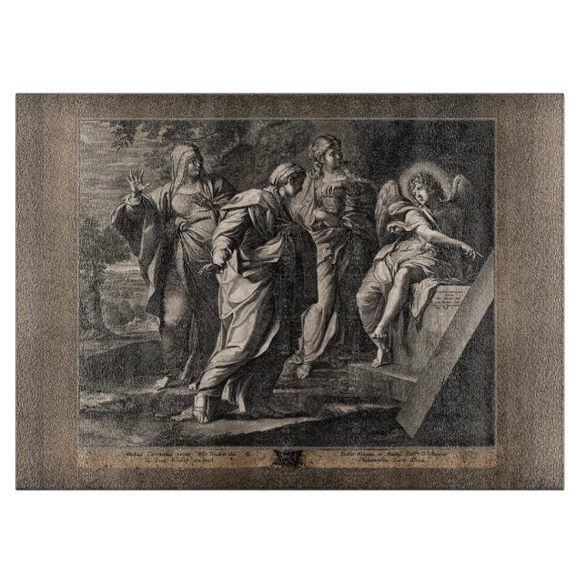 Angel Announcing The Resurrection by Jean Roullet Cutting Board (Front)