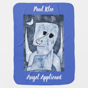 Angel Applicant Famous Paul Klee Blue Painting Baby Blanket
