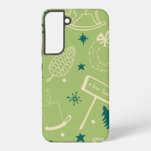 Angel Artwork Ball Christmas Cup December Design Samsung Galaxy S22+ Case