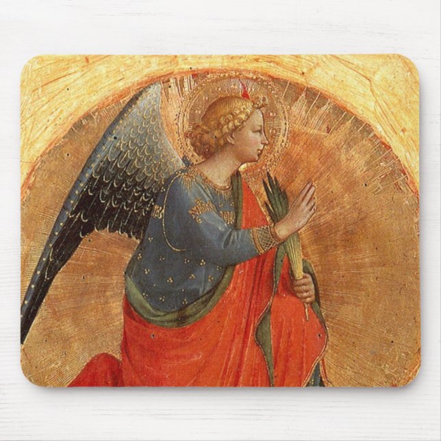 Angel at Annunciation Mouse Pad (Front)