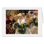 ANGEL AT CHRISTMAS SENDS YOU WISHES (Front Horizontal)