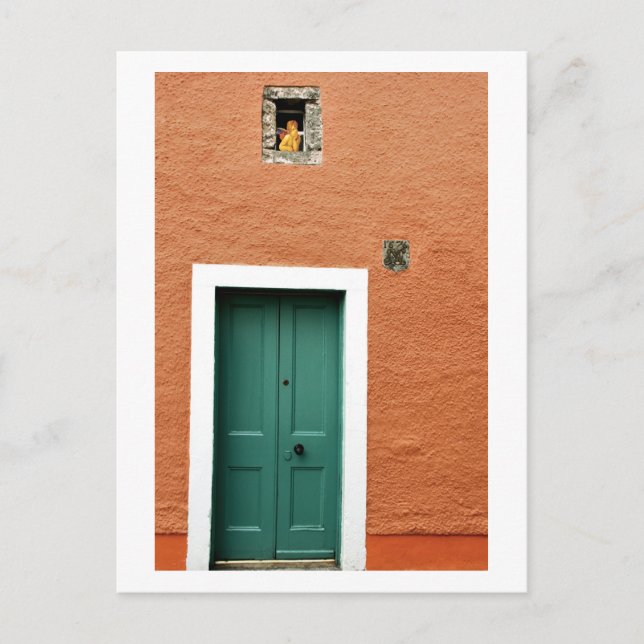 Angel at the Window, Culross, Scotland Postcard (Front)