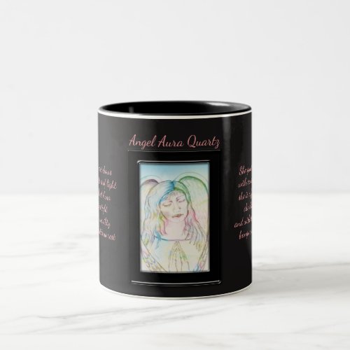 Angel Aura Quartz Fairy Two_Tone Coffee Mug