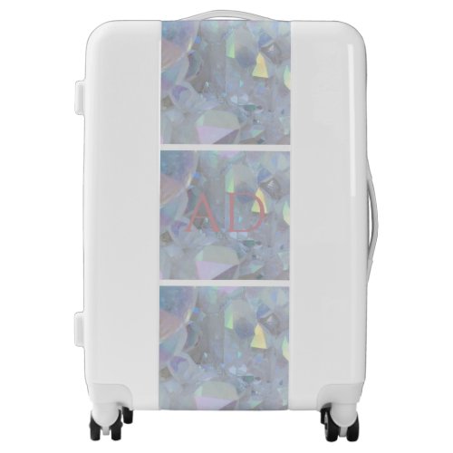 Angel Aura Quartz Monogram Travel Suitcase