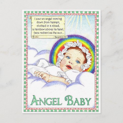 Angel Baby Inspirational Postcard