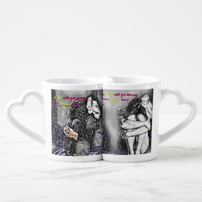 Angel Baby Memorial Coffee Mug Set (Front Nesting)