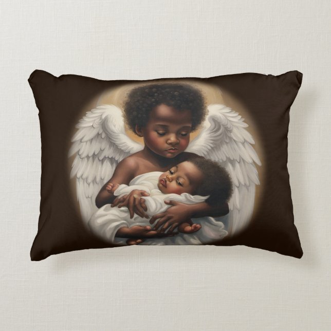 Angel babys accent pillow (Front)
