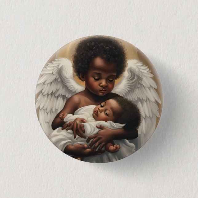 Angel babys button (Front)