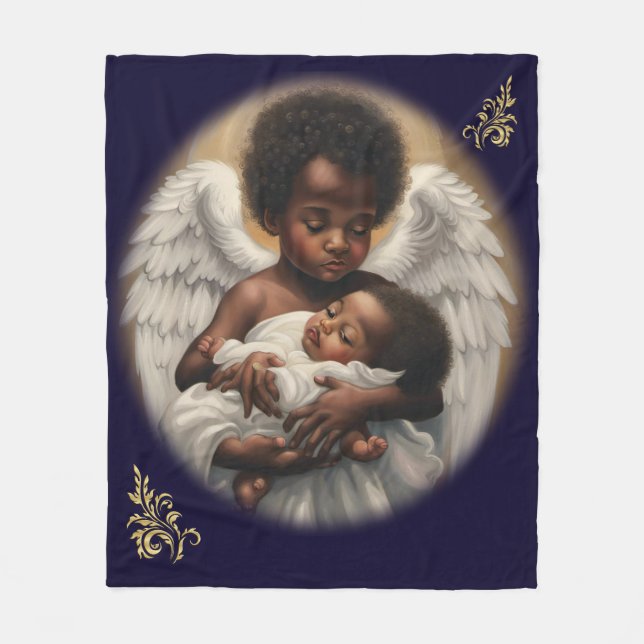Angel babys fleece blanket (Front)