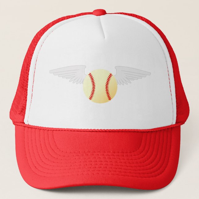 Angel Baseball Trucker Hat (Front)