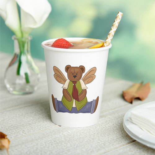 Angel Bear Paper Cups