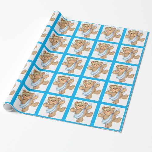 Angel Bear Wrapping Paper