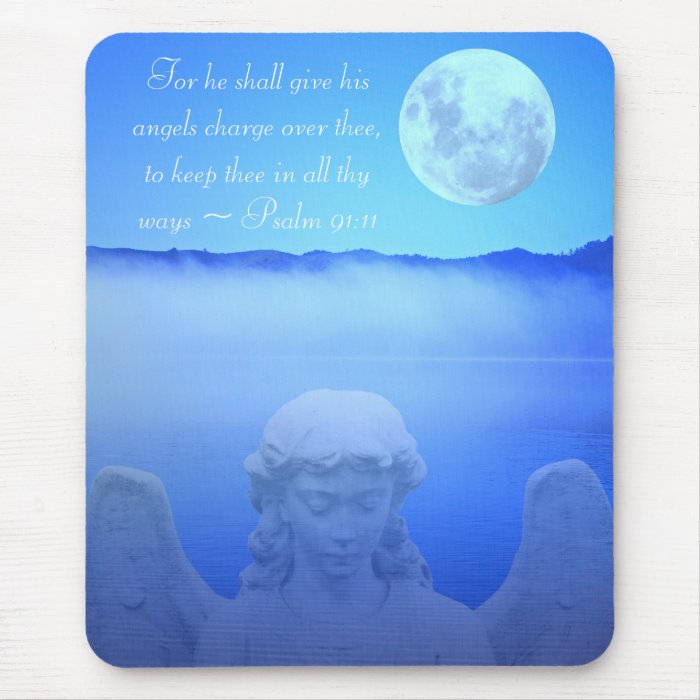 Angel Bible Quote Mousepad