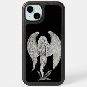Angel - Black and White Design iPhone 15 Plus Case