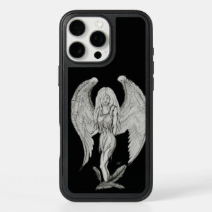Angel - Black and White Design iPhone 16 Pro Max Case