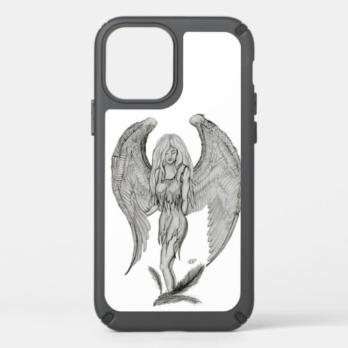 Angel _ Black and White Design Speck iPhone 12 Case