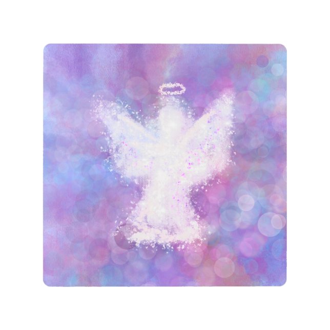 Angel Blessings  Metal Print (Front)