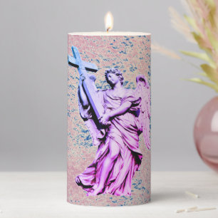 Angel Blessings Pillar Candle