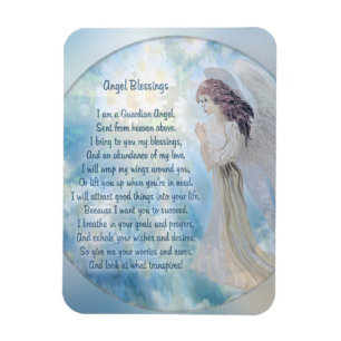 Angel Blessings Poem Magnet