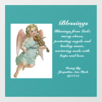 Angel Blessings Poetry Wall Decal