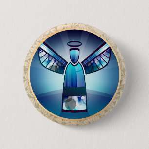 Angel: Blue Angel Pinback Button