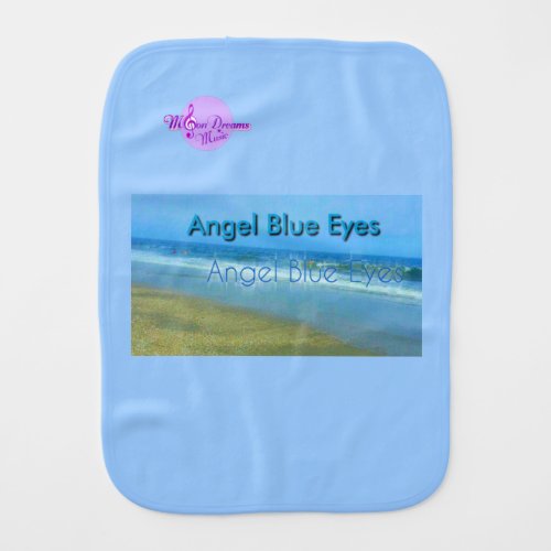 Angel Blue Eyes Burp Cloth