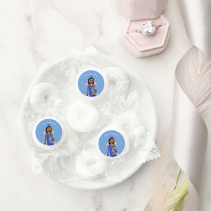 Angel Blue Eyes Dress Holding White Angel Cat Sky Life Saver® Mints