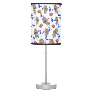 Angel Blue Stars Lamp Shade