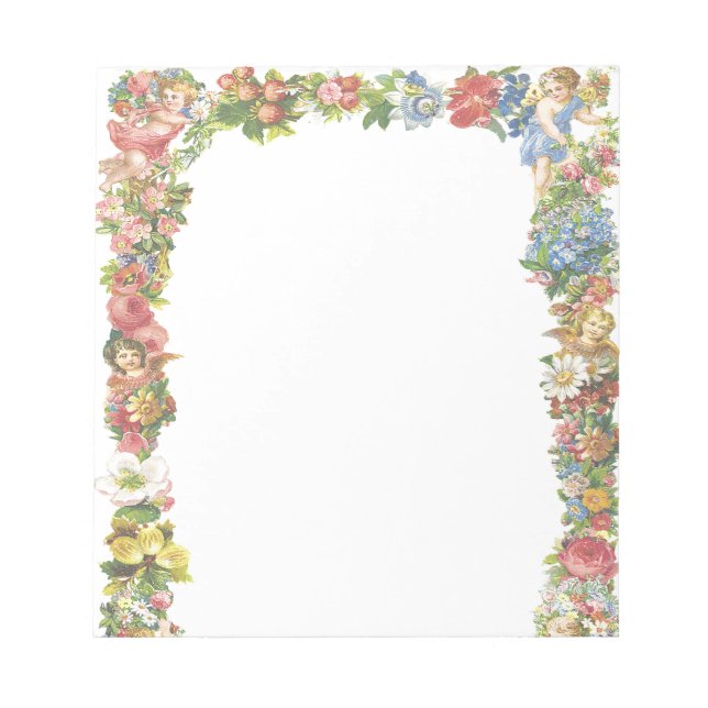 Angel Border Notepad (Front)