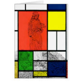 Angel Bouquet Stained Glass All Occasion Card (Front)