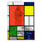 Angel Bouquet Thinking of You Card (Front)