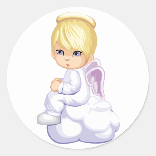 Angel Boy Sticker