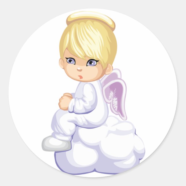 Angel Boy Sticker (Front)
