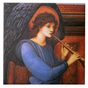 Angel Burne-Jones Christmas Art Tile or Trivet