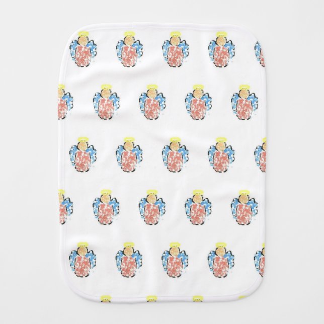 Angel Burp Cloth (Front)