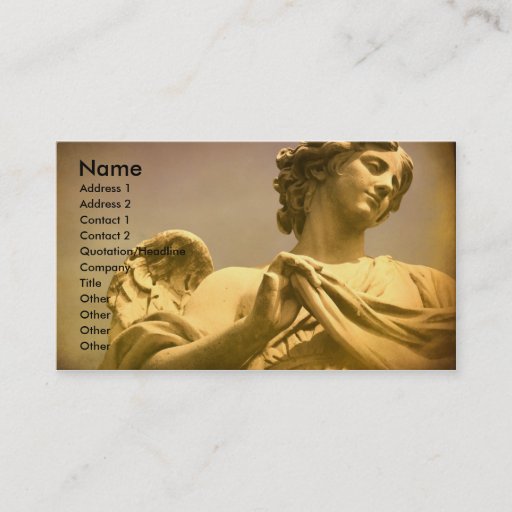 Customizable Angel Business Card Template