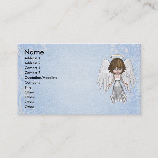 Angel Business Card (Front)