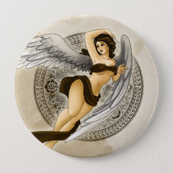Angel Button by Ppeppermint at Zazzle