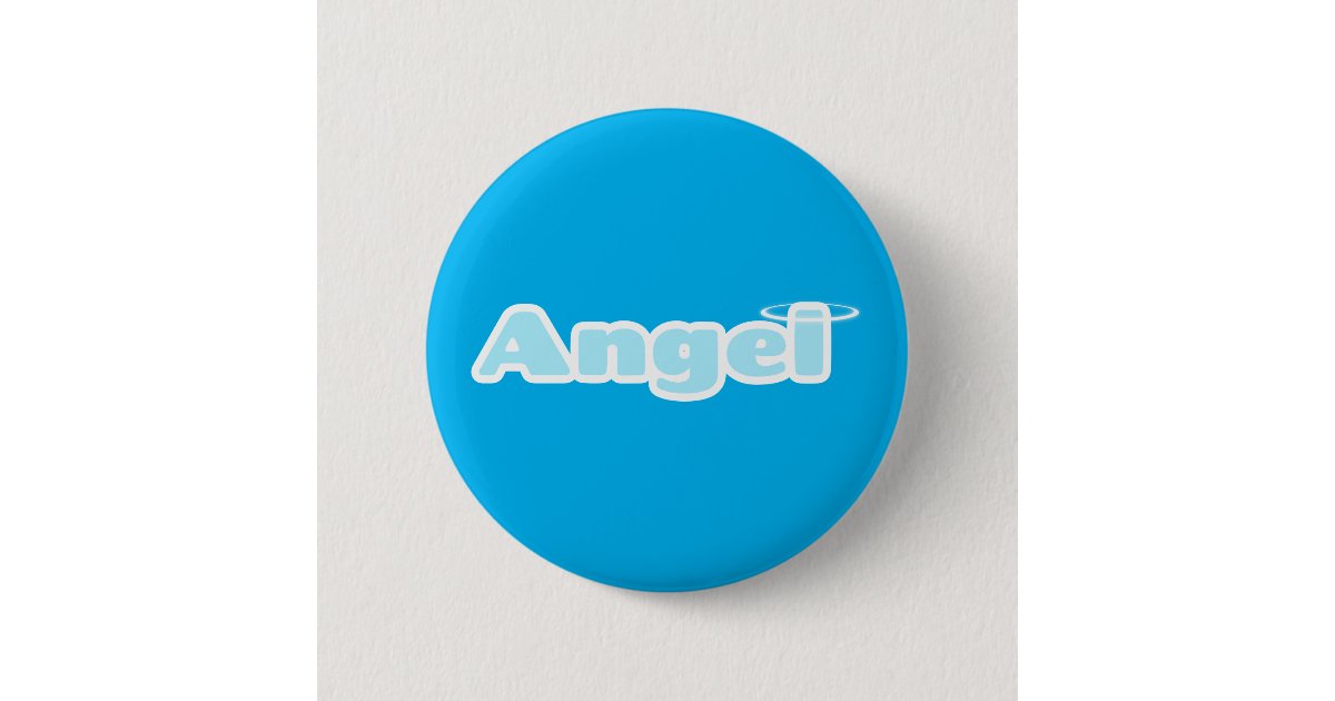 Angel Button | Zazzle